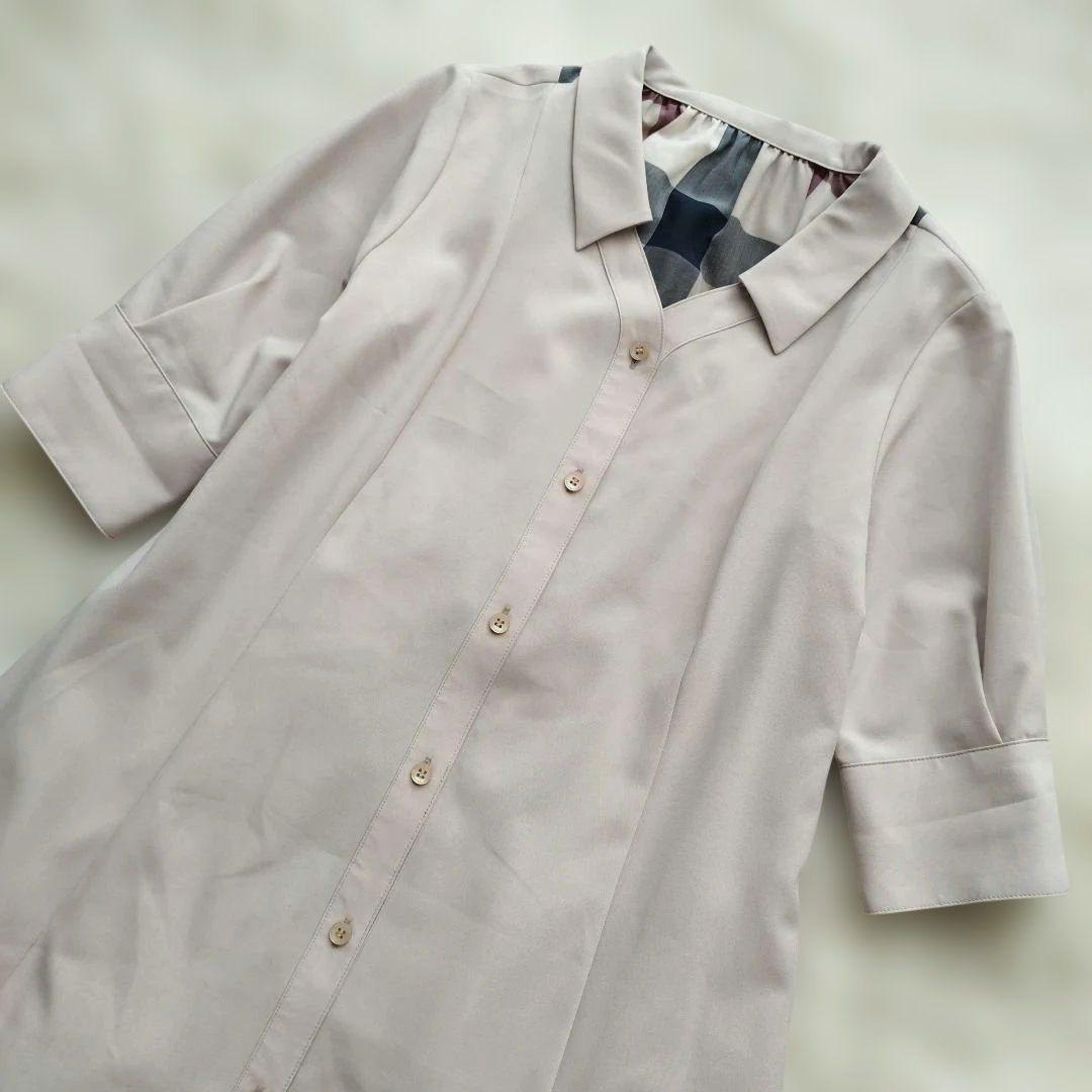 24年♡美品✨ブルーレーベル バックレースアップドレス ベージュ 38