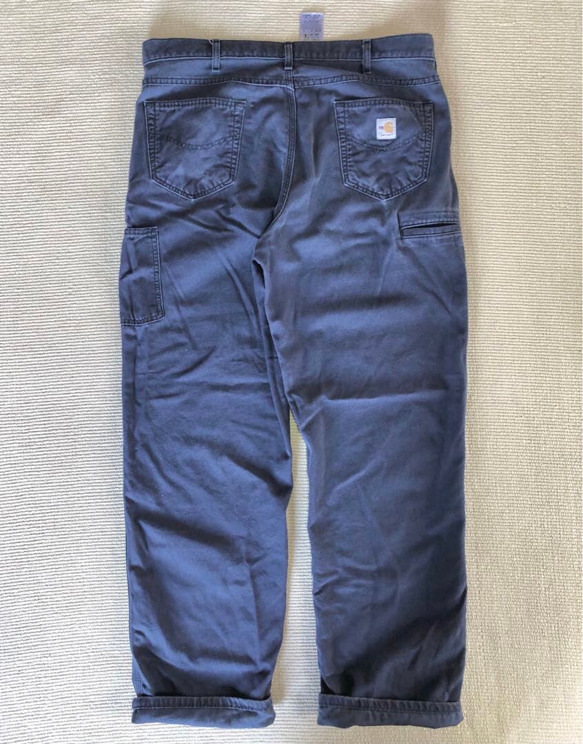 極太 W38 Carhartt カーハート FRB159 ワークパンツ 難燃性