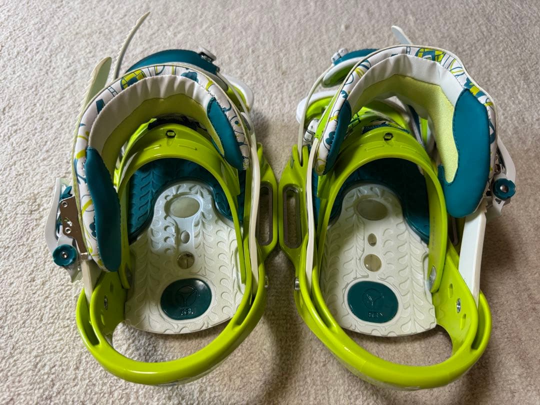 BURTON LGS スノーボードビンディング　S グリーン/ブルー 箱付き