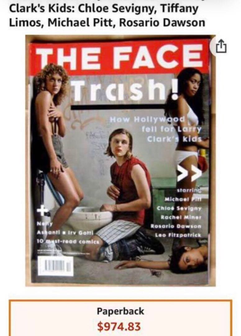 The Face Larry Clark 特集号 KIDS