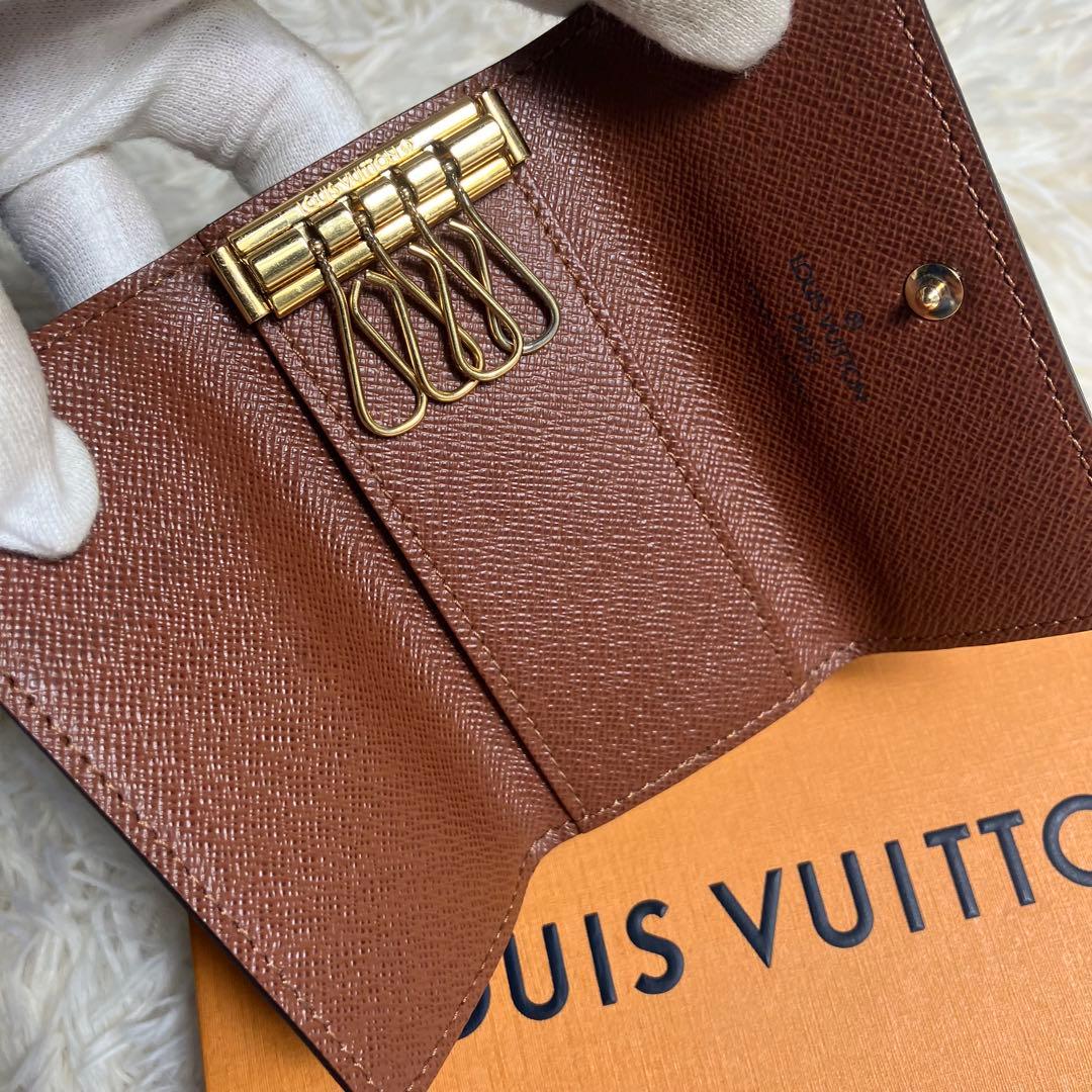 【美品】ルイヴィトン＊4連キーケース モノグラム ゴールド金具