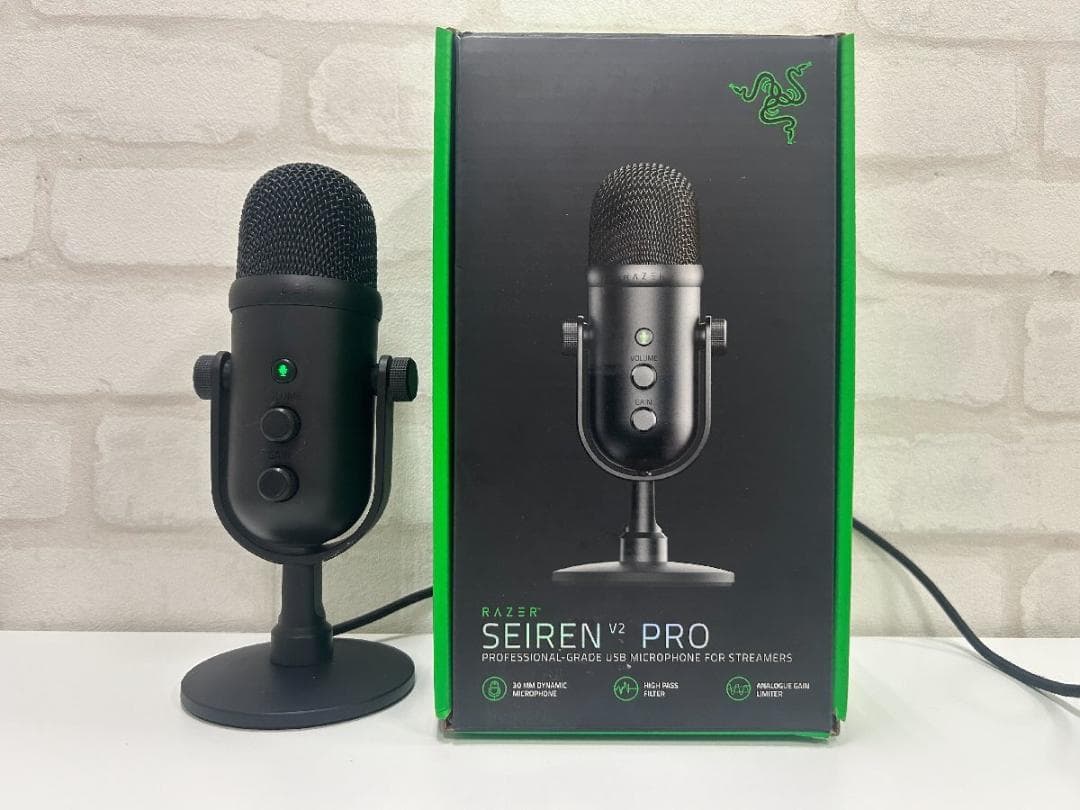 Razer Seiren V2 Pro ストリーマー向け ダイナミックマイク