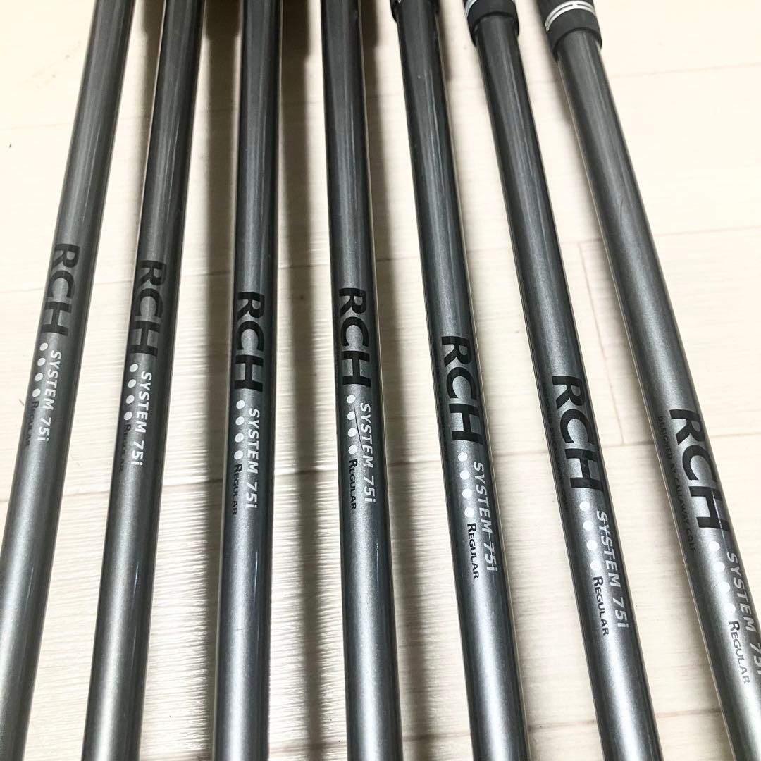 【クリーニング済callaway FUSIONキャロウェイアイアンセット7本/R