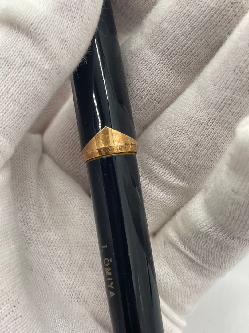 ペン先k18 金製 MONTBLANC モンブラン 万年筆 黒