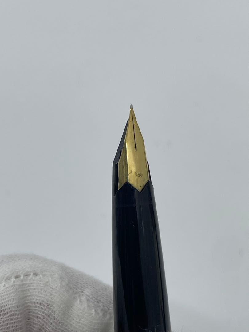 ペン先k18 金製 MONTBLANC モンブラン 万年筆 黒