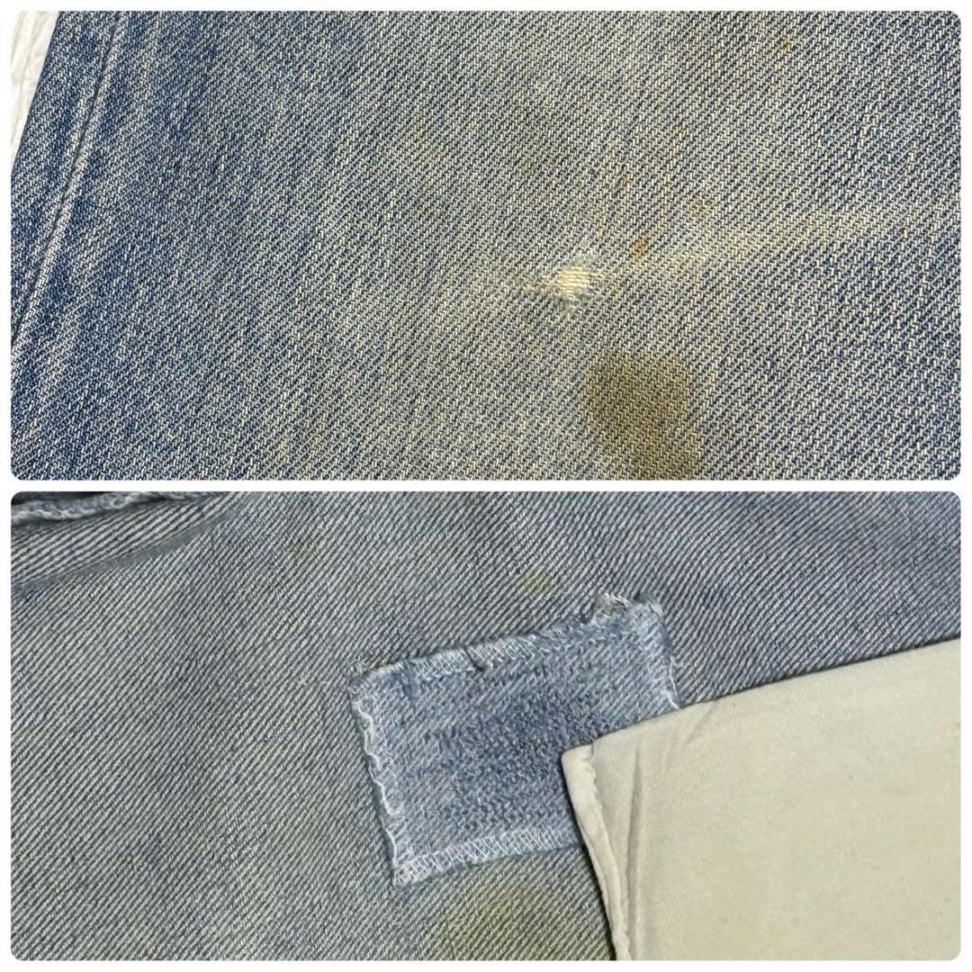 70s Levi's 517 66前期 W34 L32 ボタン裏2 ヴィンテージ