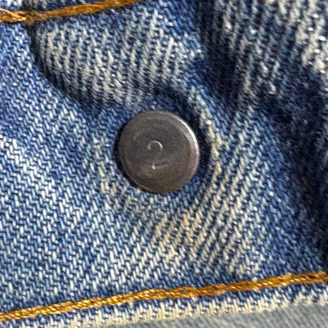 70s Levi's 517 66前期 W34 L32 ボタン裏2 ヴィンテージ