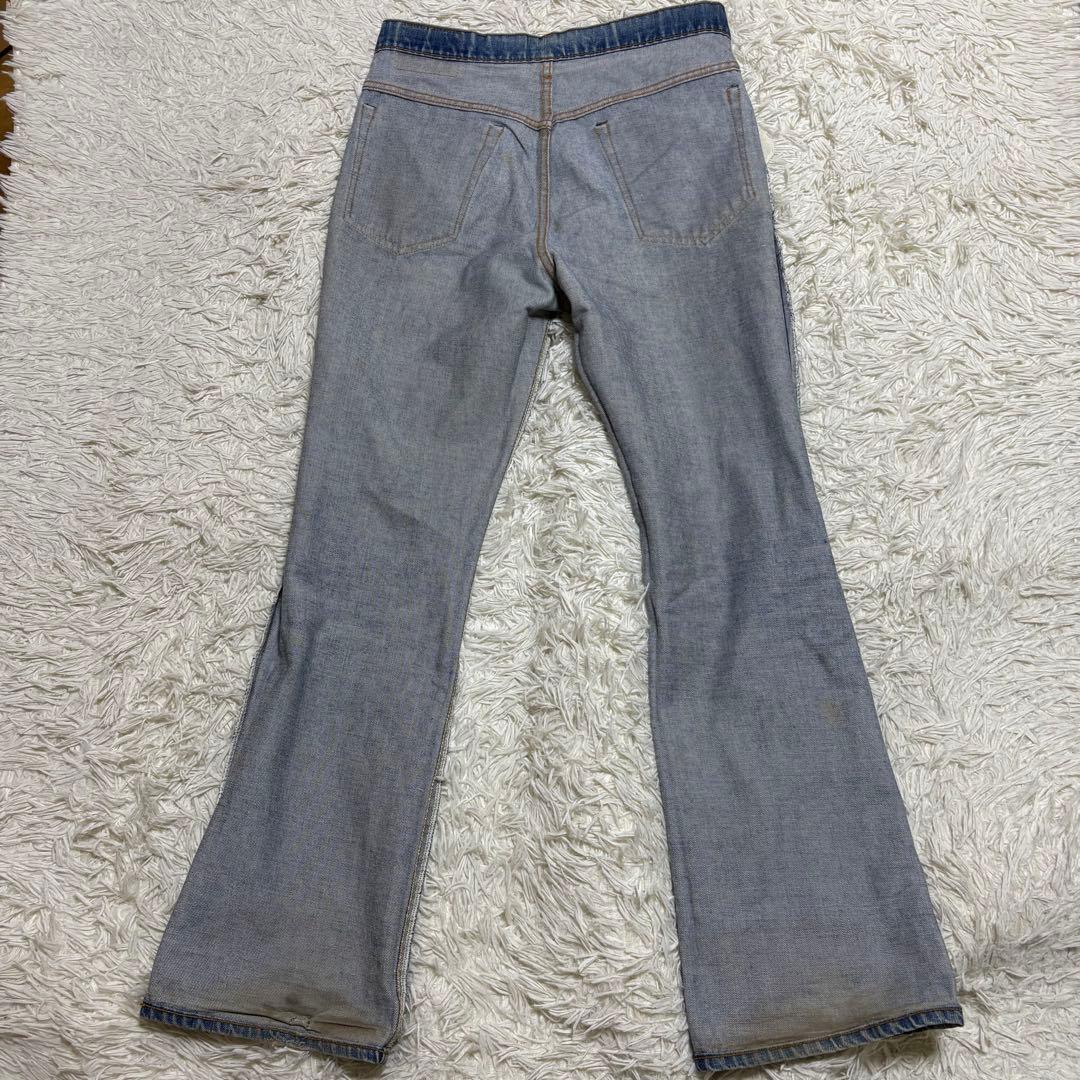 70s Levi's 517 66前期 W34 L32 ボタン裏2 ヴィンテージ