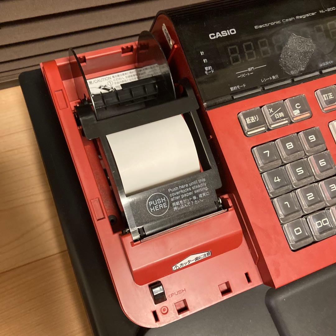 CASIO NL-200 カシオ 電子レジスター 鍵付き 説明書付き