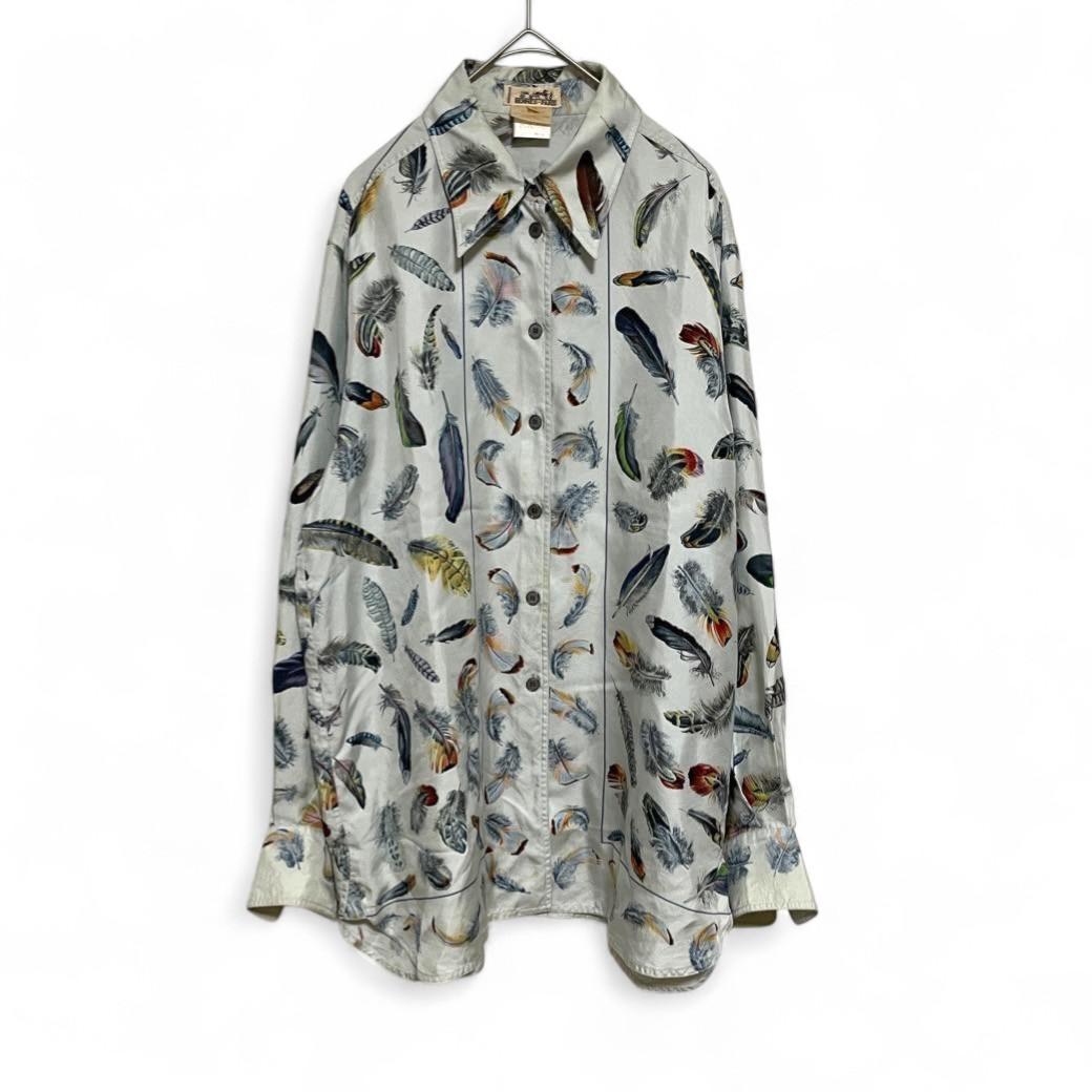 Hermès Vintage Silk Blouse Shirt