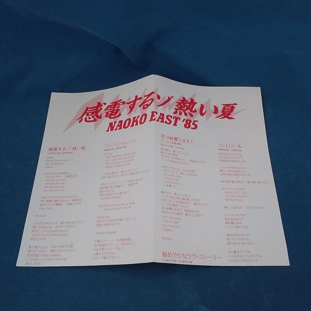 感電する熱い星 NAOKO EAST '85 ライブDVD