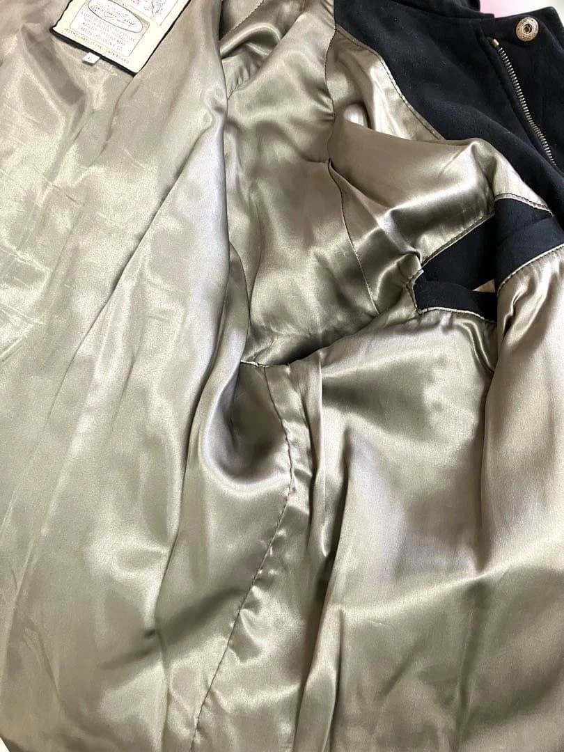 フランス CHEVIGNON スエード 黒 オーバーサイズジャケット XL 逸品