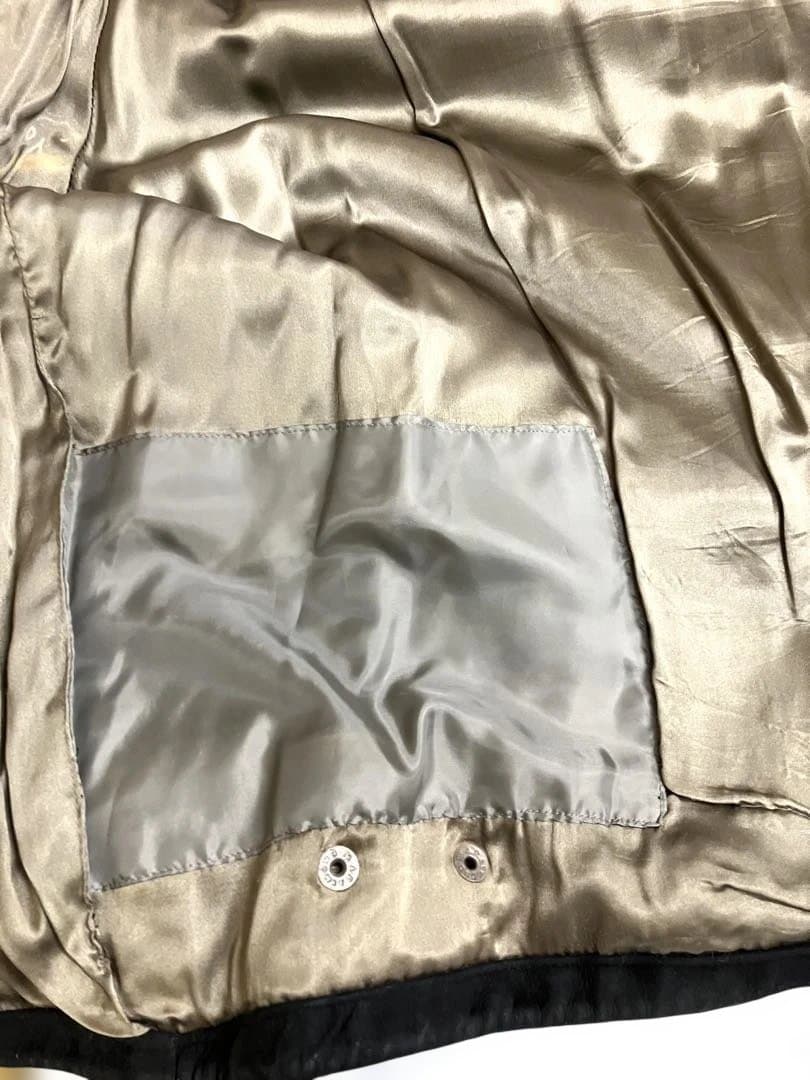 フランス CHEVIGNON スエード 黒 オーバーサイズジャケット XL 逸品