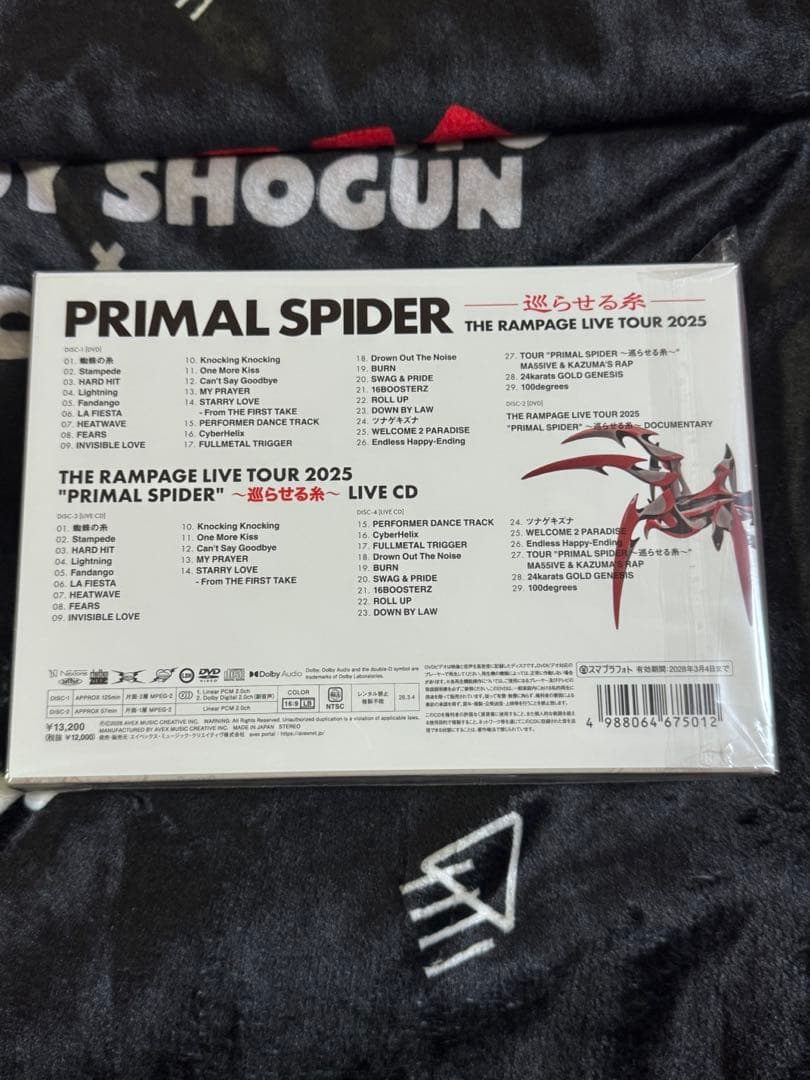 THE RAMPAGE PRIMAL SPIDER 巡らせる糸 DVD