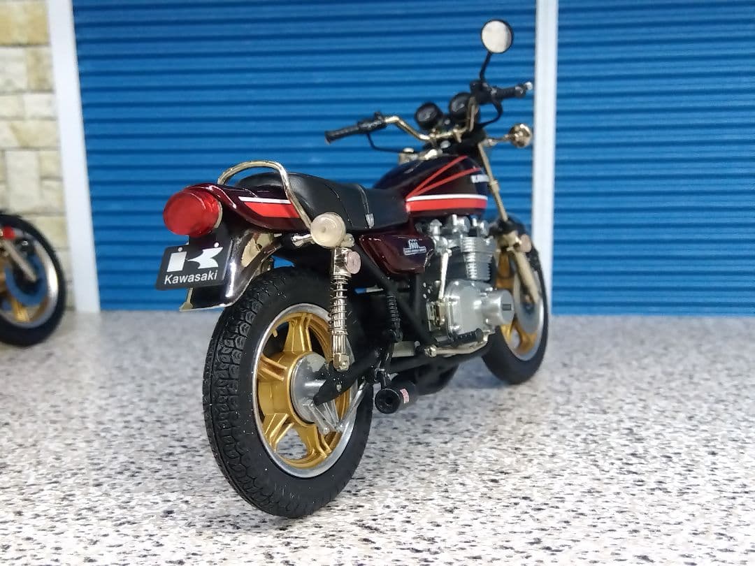 1/18ミニカー マルサン鉄馬プロジェクト カワサキ Z900 Z1 カスタム