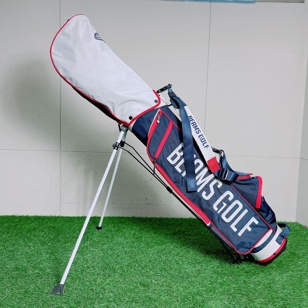 ゴルフ　キャディバッグ BEAMS GOLF スタンド式　D2710