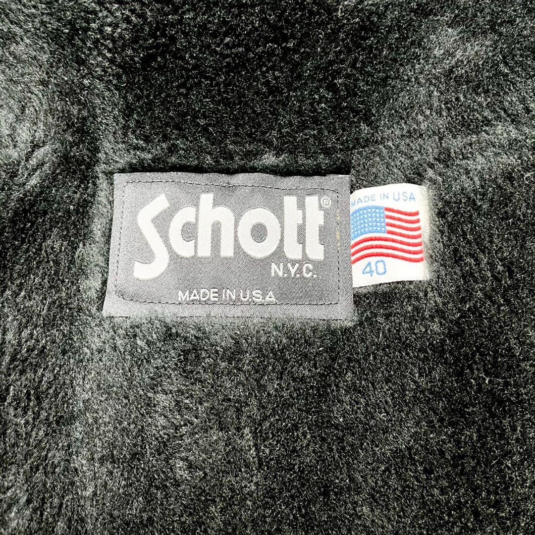 ◆極美品/2way/40インチ◆SCHOTT シングルライダース AT101