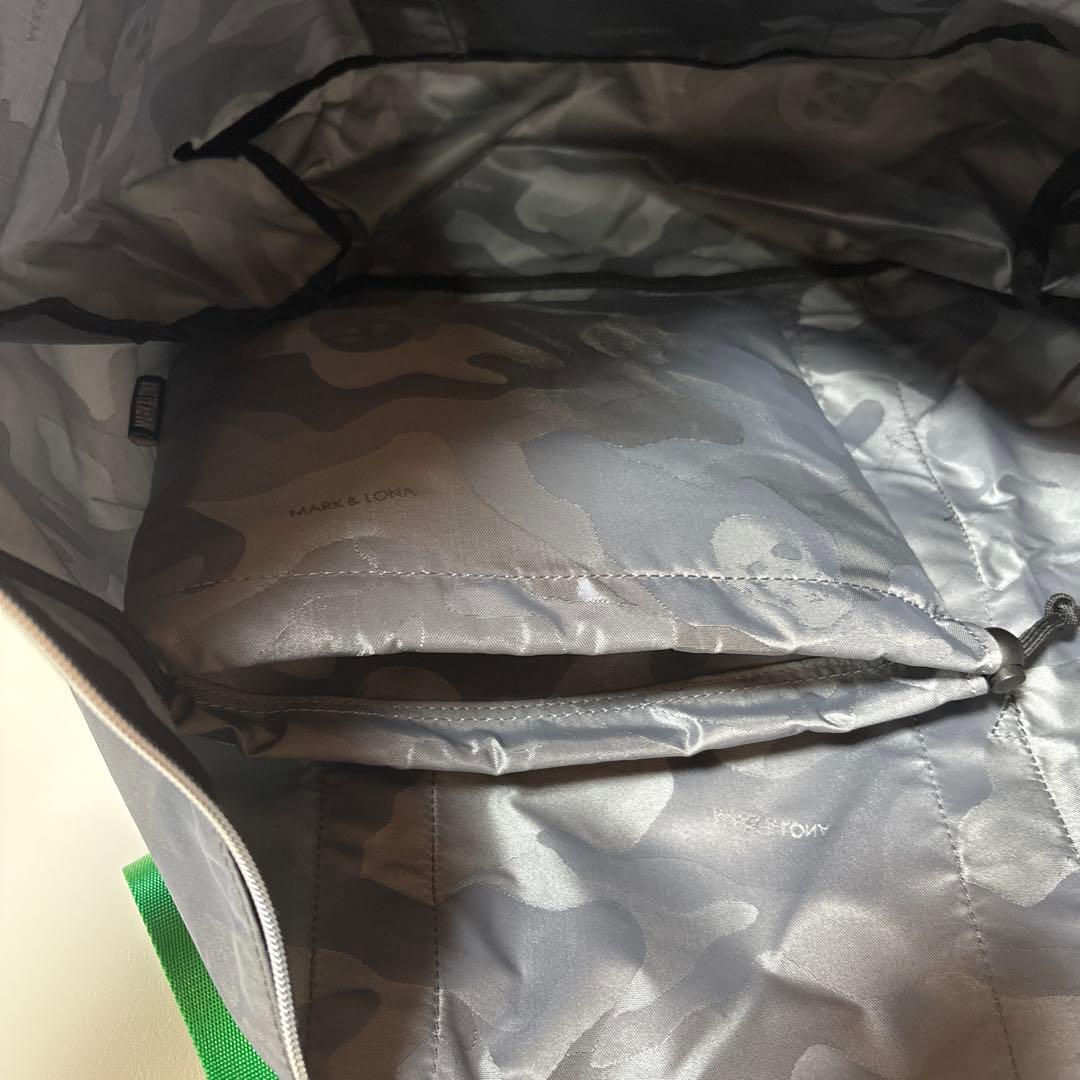 新品未使用　MARK & LONA ロッカーバッグ スカル カモフラ柄