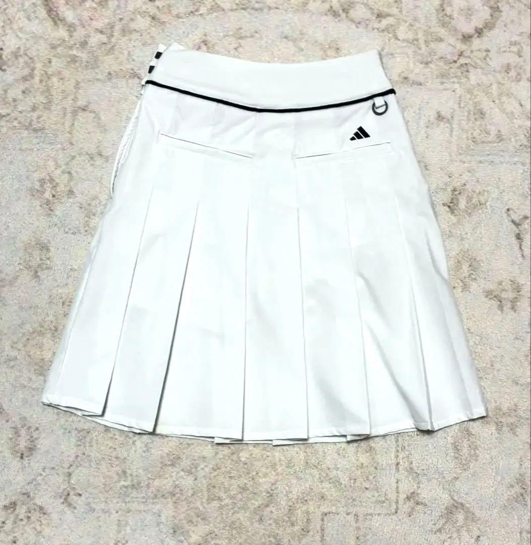 新品 S/XS アディダスゴルフ モックネック＆プリーツロングスカート上下セット