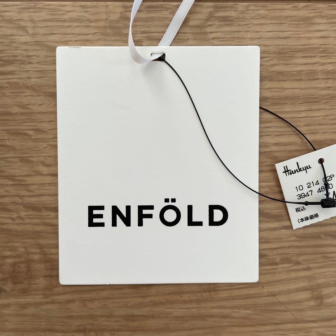 2024SS ENFOLD BACK-PLEATS DRESS ダークグレー36