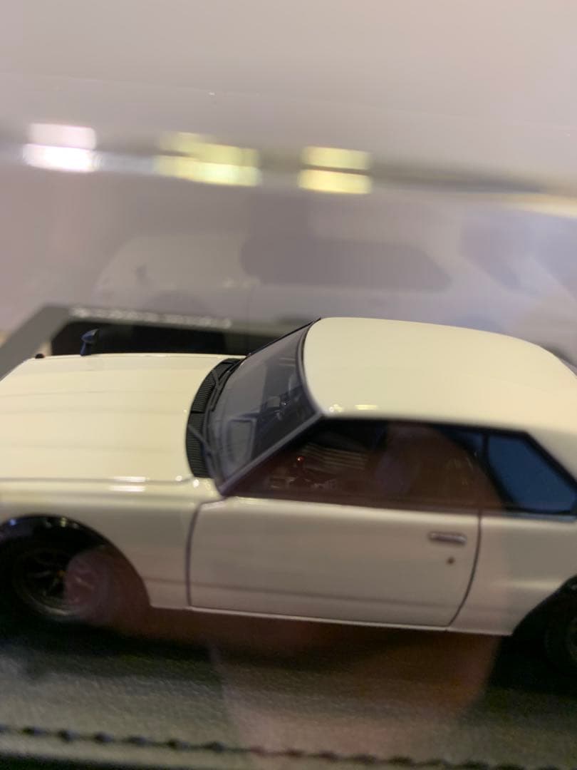 イグニッションモデル　1/43 スカイラインターボGT-ES C211 ホワイト