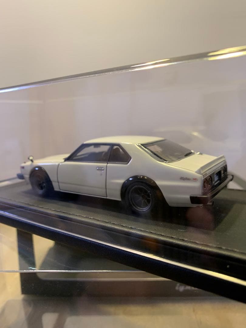 イグニッションモデル　1/43 スカイラインターボGT-ES C211 ホワイト