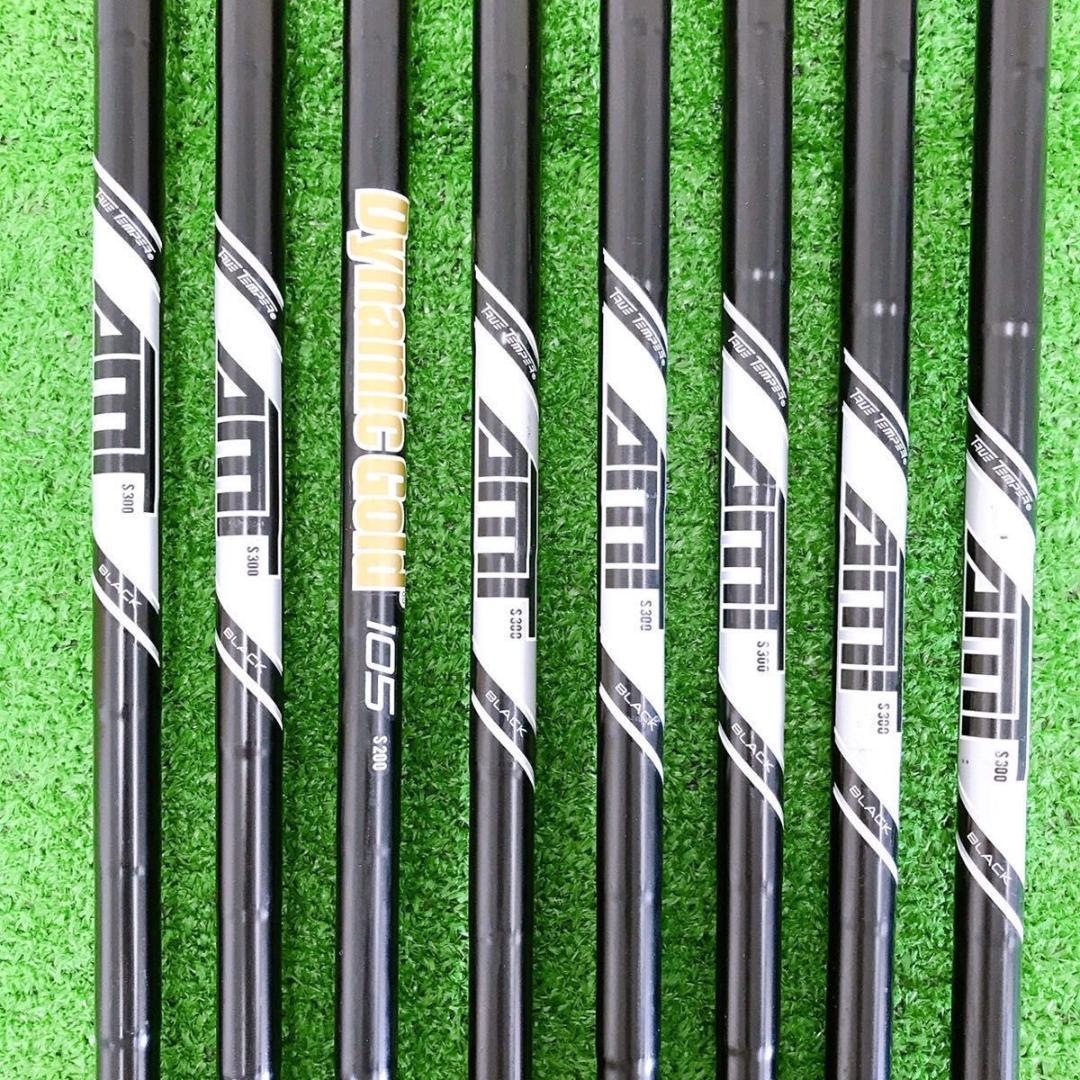 カ85★タイトリスト T200 限定ブラック 8本アイアンセット BLACK S