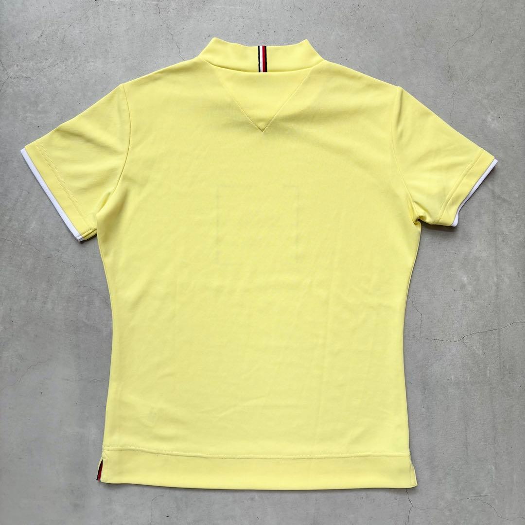 【美品】  GOLF 半袖モックネックTシャツ ロゴ