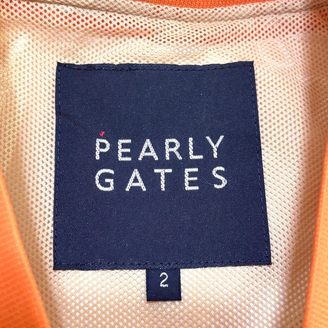 【美品】 PEARLY GATES 2Way プルオーバーナイロンジャケット 2