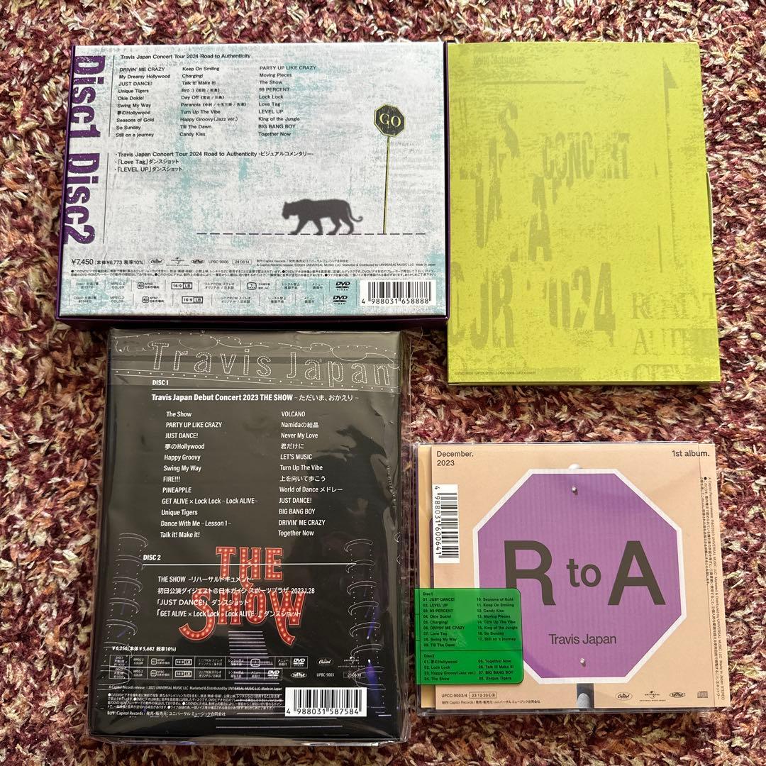 トラビスジャパン　TravisJapan DVD.CD3点まとめて