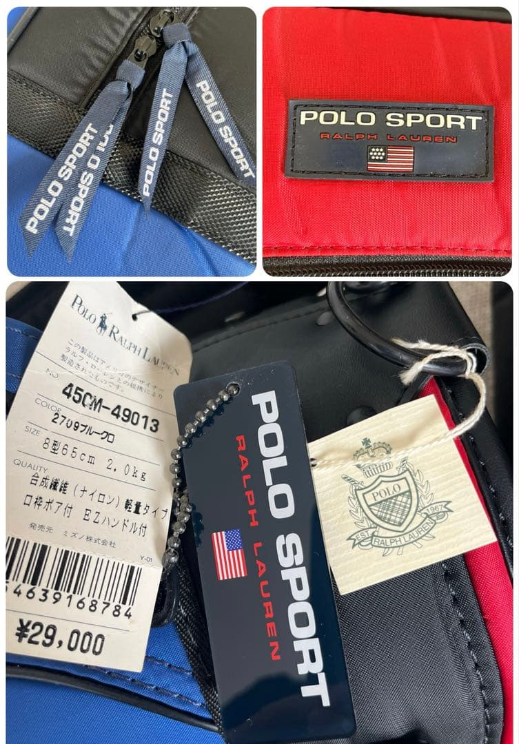 訳有未使用品　ラルフローレン　スポーツ　ゴルフバック　キャディーバッグ　希少