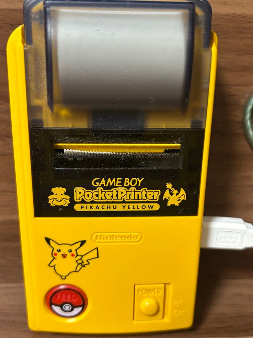 ポケットプリンター ピカチュウ イエロー（限定モデル） 電池カバー無し