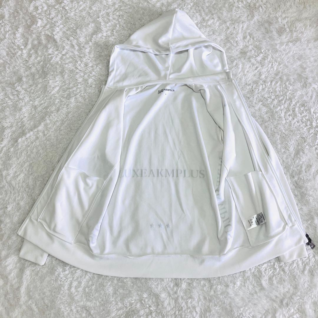 LUXEAKMPLUS パーカー ジップ フーディー ゴルフ M ホワイト