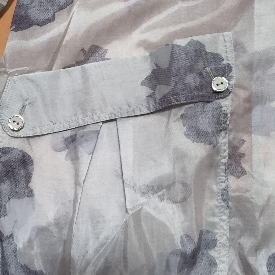 Chamois 花柄グレー レインコート
