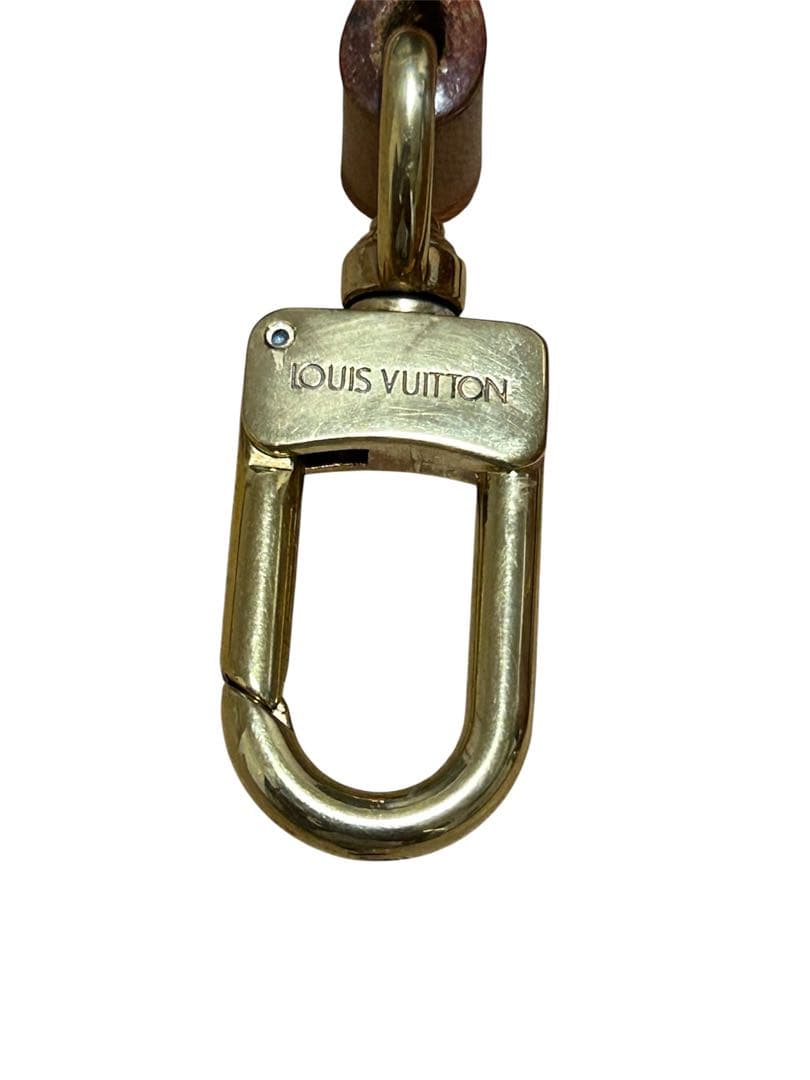 LOUIS VUITTON ショルダーストラップ　ヌメ側　ブラウン　切れ無し