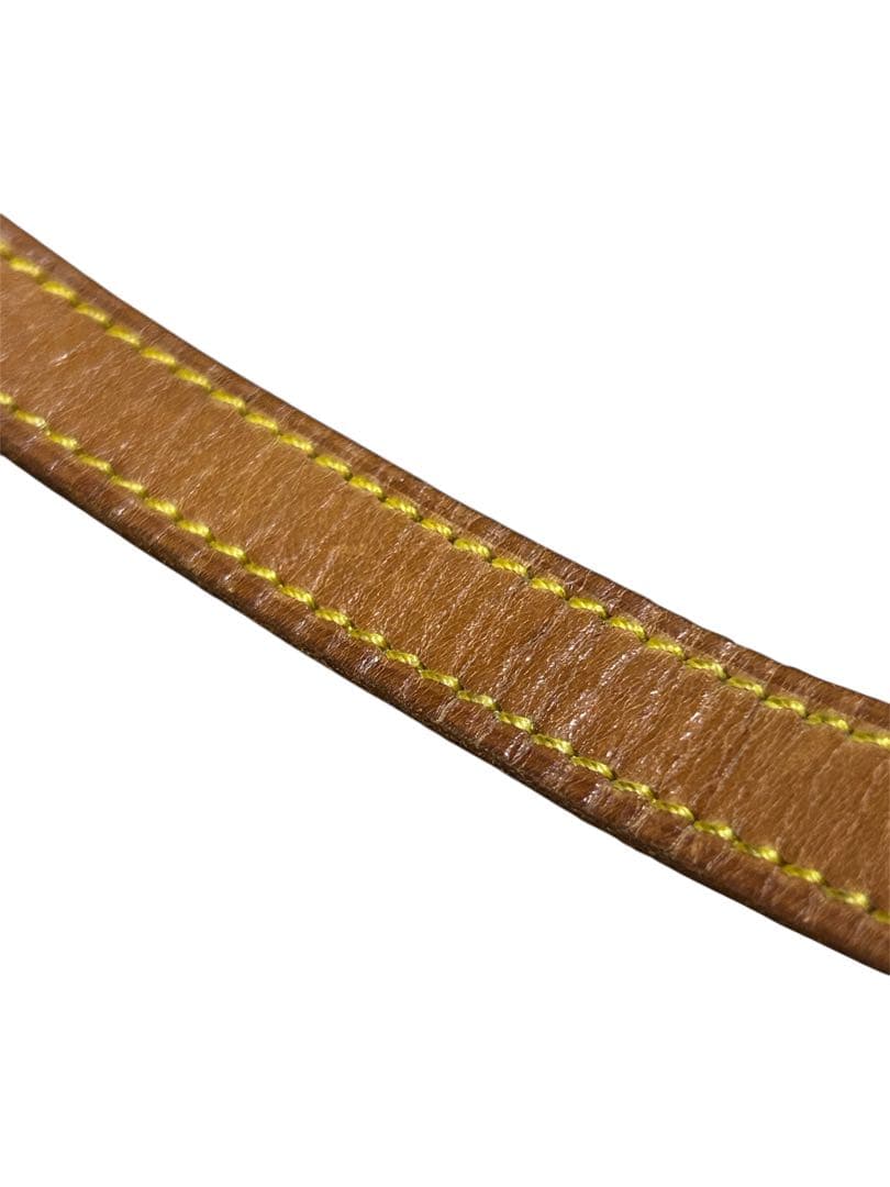 LOUIS VUITTON ショルダーストラップ　ヌメ側　ブラウン　切れ無し
