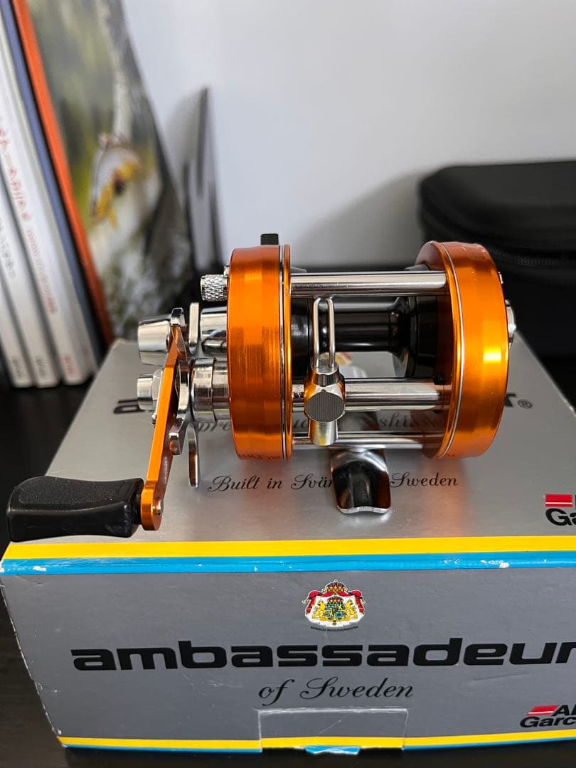 abu アンバサダー2500c サンセットオレンジ