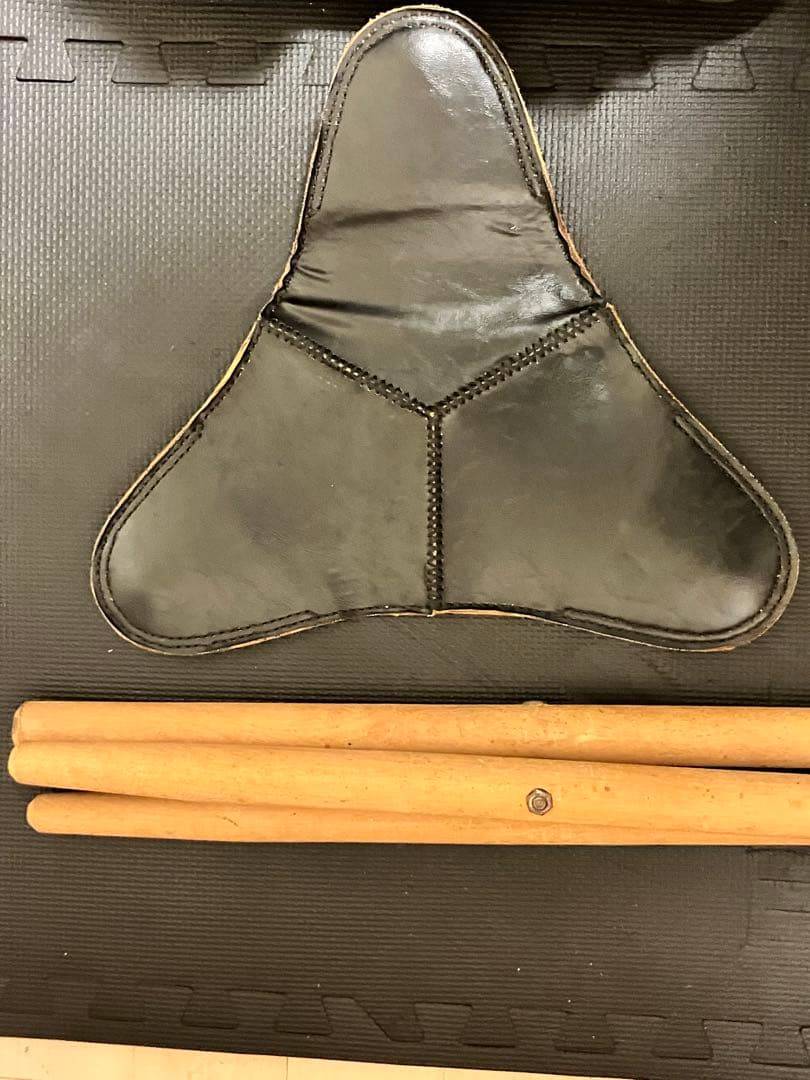 職人技 牛革 本革 キャンプ アウトドア スツール 椅子 チェア ハンドメイド