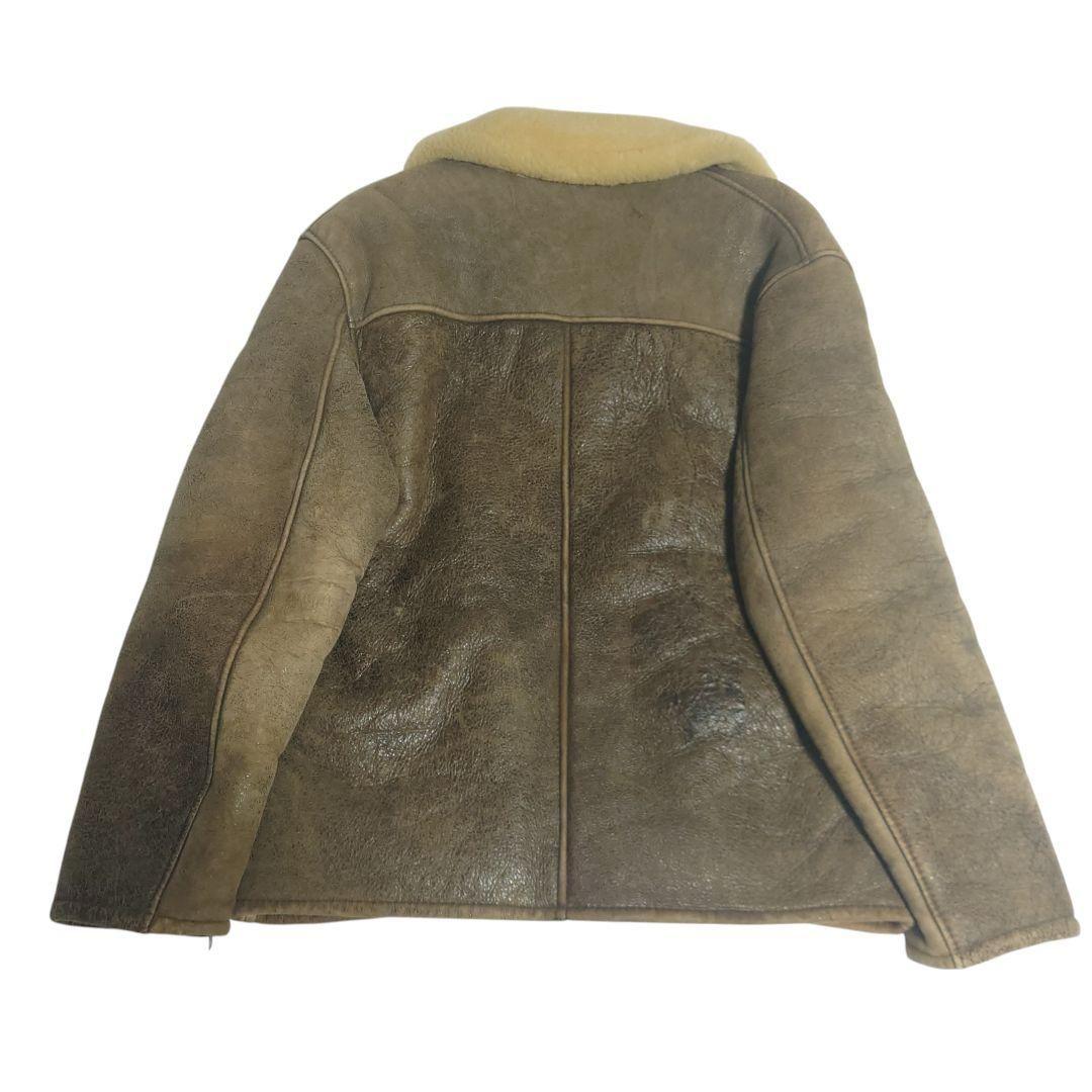 70s-80s 希少 USA製 Schott リアルムートン ジャケット