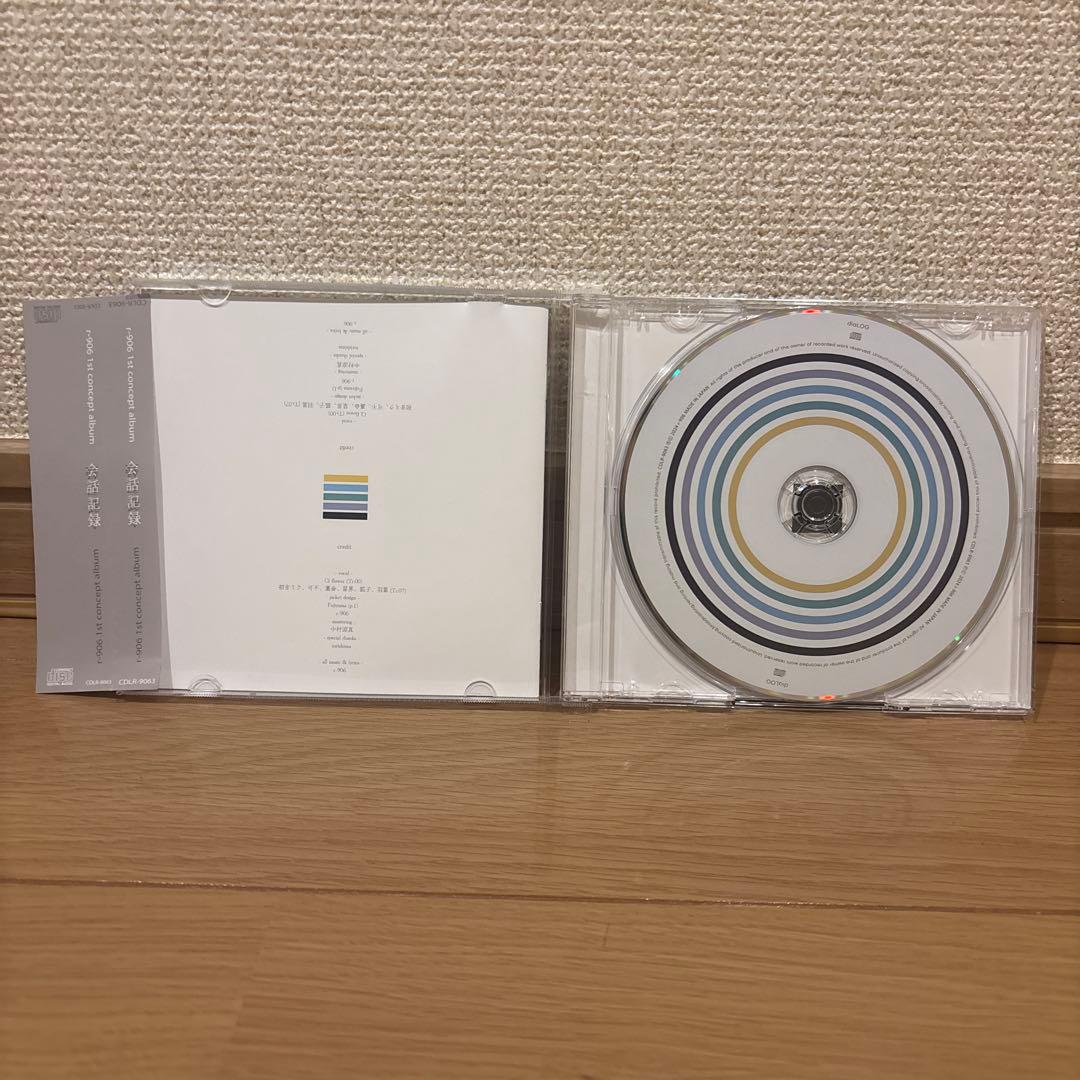 サイン入り　会話記録 r-906 小説付き　ボカロ　CD アルバム　初音ミク　本