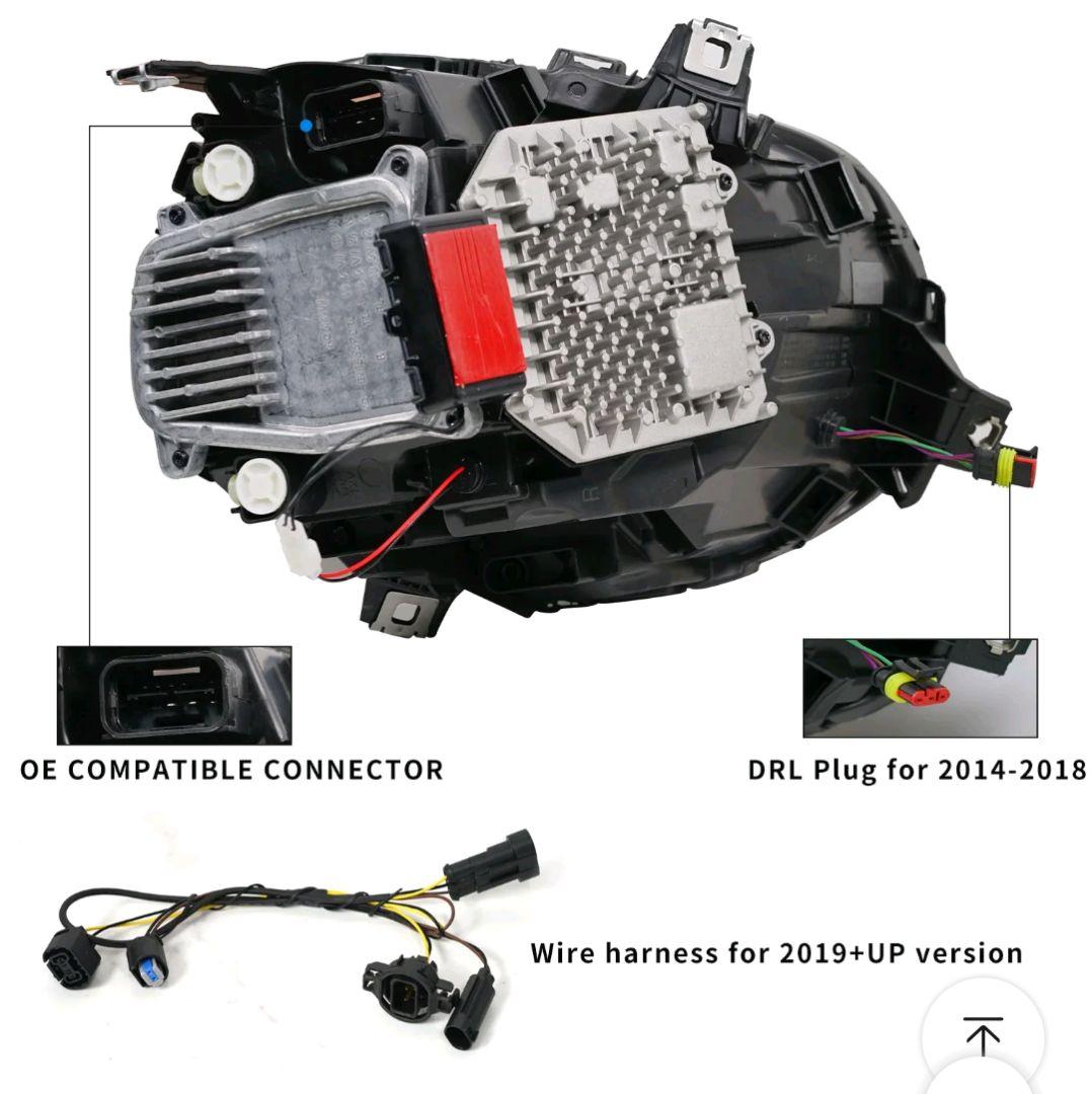 ミニクーパー F54 F55 F56 F57対応 LEDヘッドライトセット