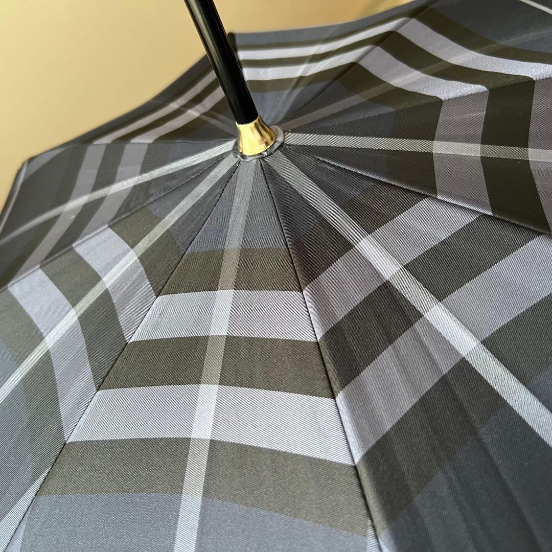 Burberry バーバリー 長傘 レディース ネイビー 保存袋付き
