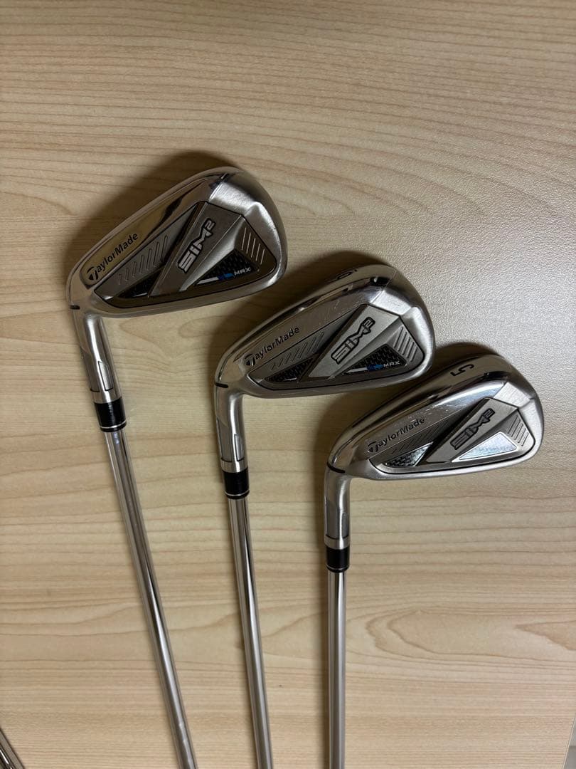 TaylorMade SIM2maxアイアンセット 7本セット　レフティ用