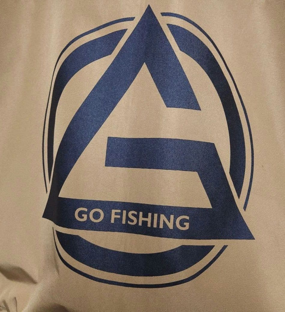 ☆GO FISHINGアウトドア•フィッシング•フード付シェルパーカ Ｍ