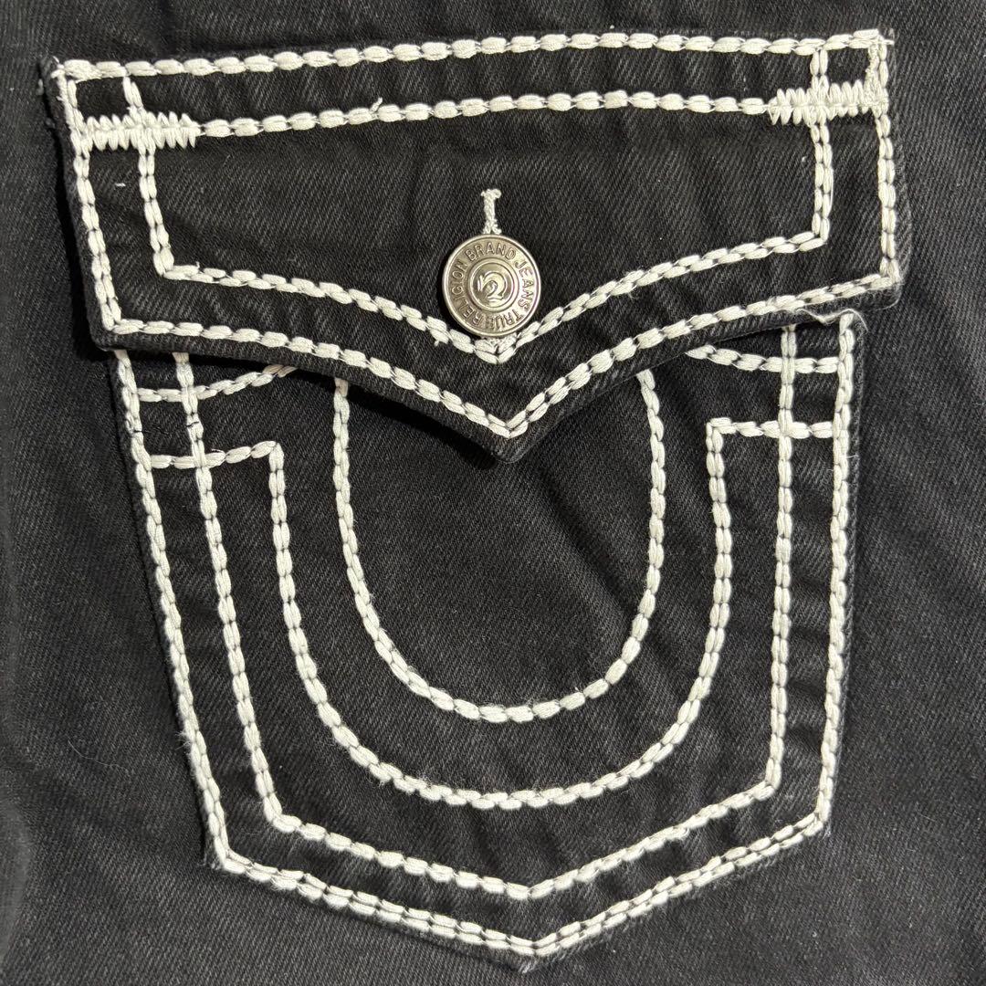 TRUE RELIGION Joey super T ブラックデニム　36