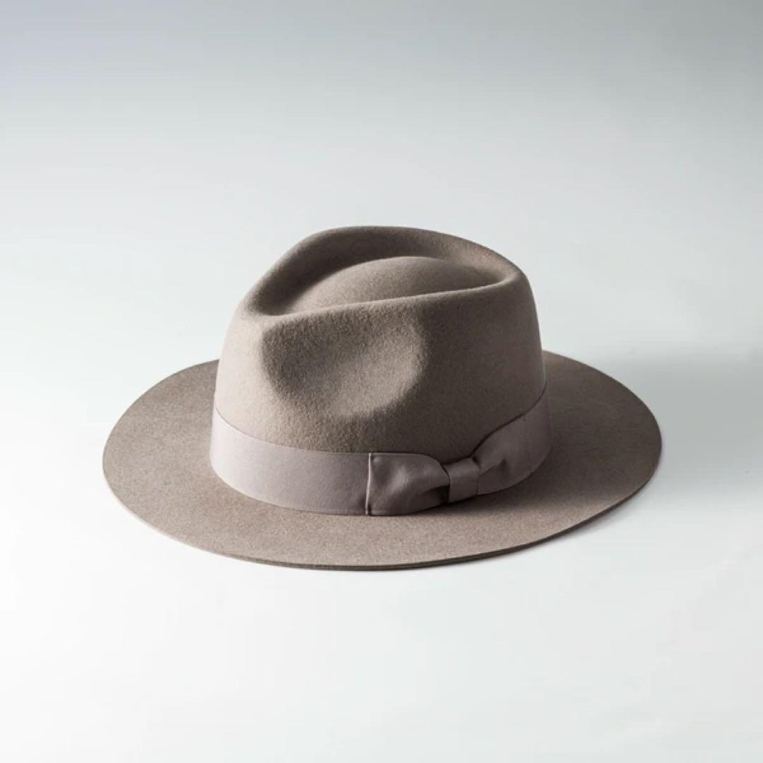 スモーキー 　MIDDLE BRIM FLAT HAT ミドルブリムハット