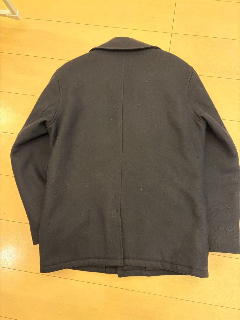 stussy × schott　ライダースジャケット　ネイビー