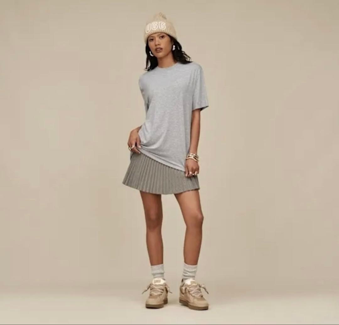【UGG】ニット帽＆マフラーセット＊white pepper＊新品正規品