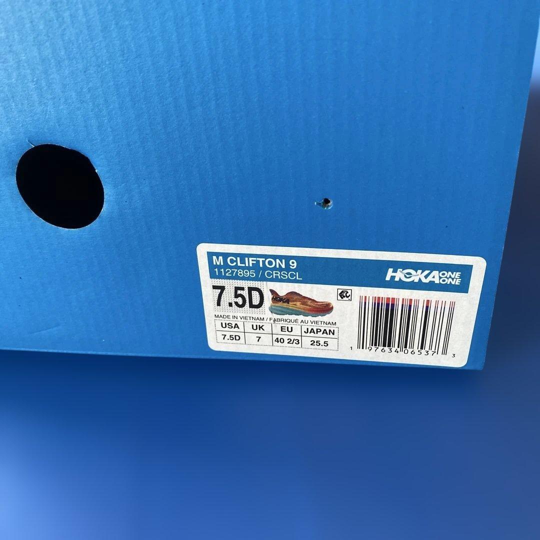 スパイク・シューズ HOKA ONE ONE M CLIFTON 9 7.5D