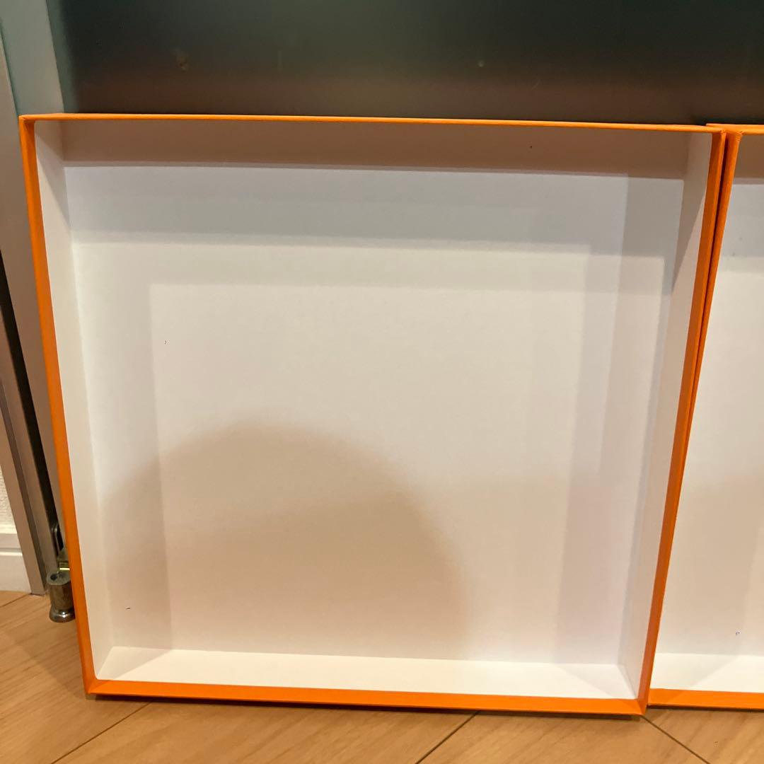 HERMES オレンジ ギフトボックス 2個セット